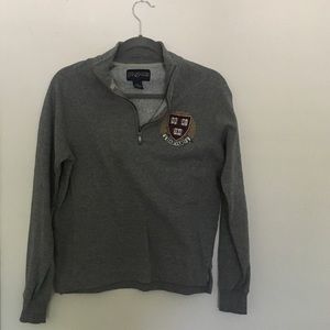 Quarter Zip Harvard University Sweatshirt size M